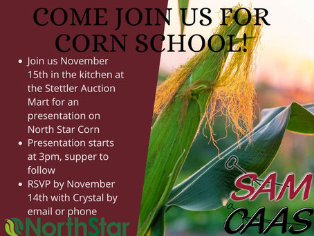 Corn School Nov 15th
