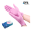 Thumbnail: Pink nitrile gloves, DTS Protect: sold by  A* Disposables