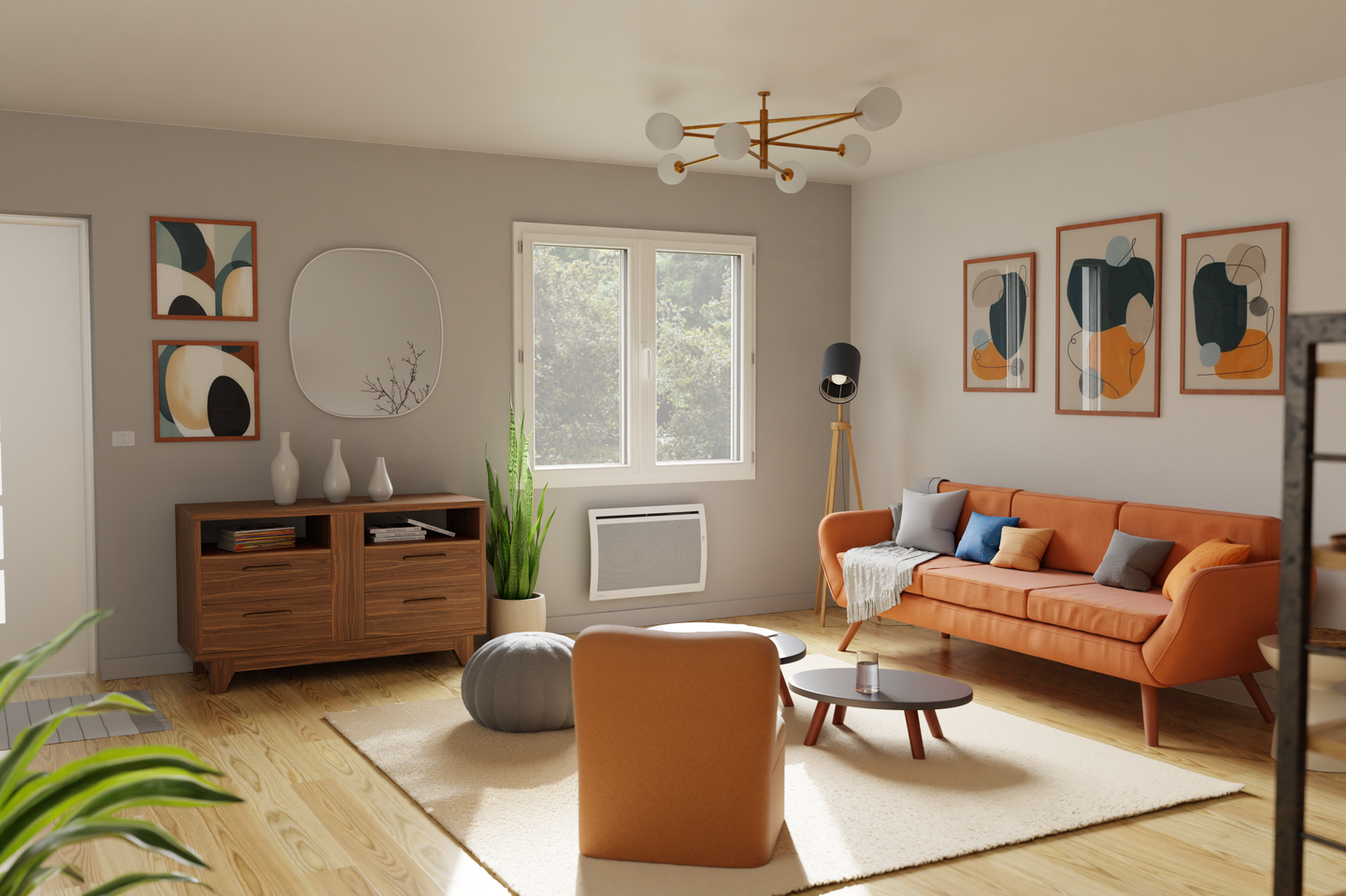 Rendu d'ambiance 3D, E commerce, architecture intérieure, rendu 3D