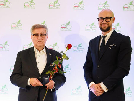 Prezes Zarządu Śląskiej Rady NOT, dr inż. Piotr Wojtas, wyróżniony medalem Polskiej Izby Ekologii