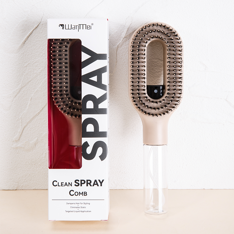 Thumbnail: 2in1 Sprayer Comb Detangling Scalp Massage Hairbrush with Spray Bottle Essential