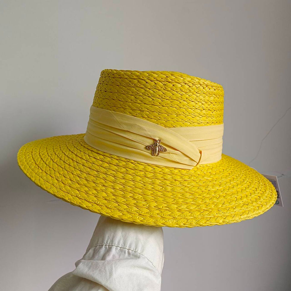 Thumbnail: Straw square ribbon straw hat beach travel sun protection flat hat straw visor e