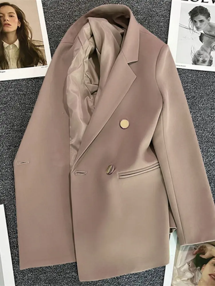 Thumbnail: Women Suit Blazer Elegant Coat 2025 Spring Autumn Fashion Korean Blazer Luxury D