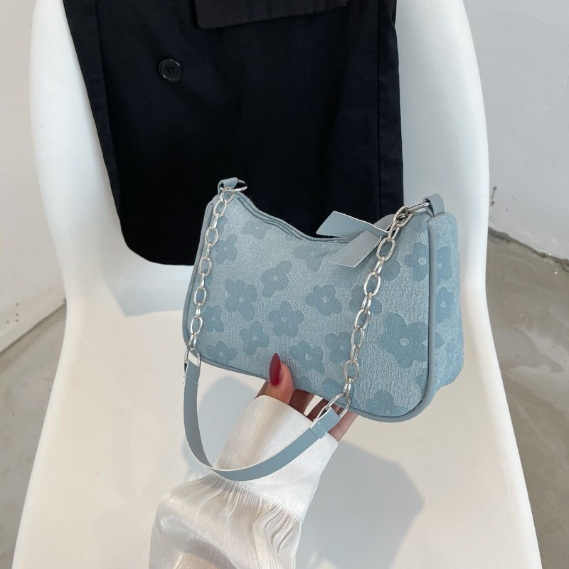 Fashion Felt Shoulder Bags for Women Small Casual Underarm Bag Female Hand Cross
