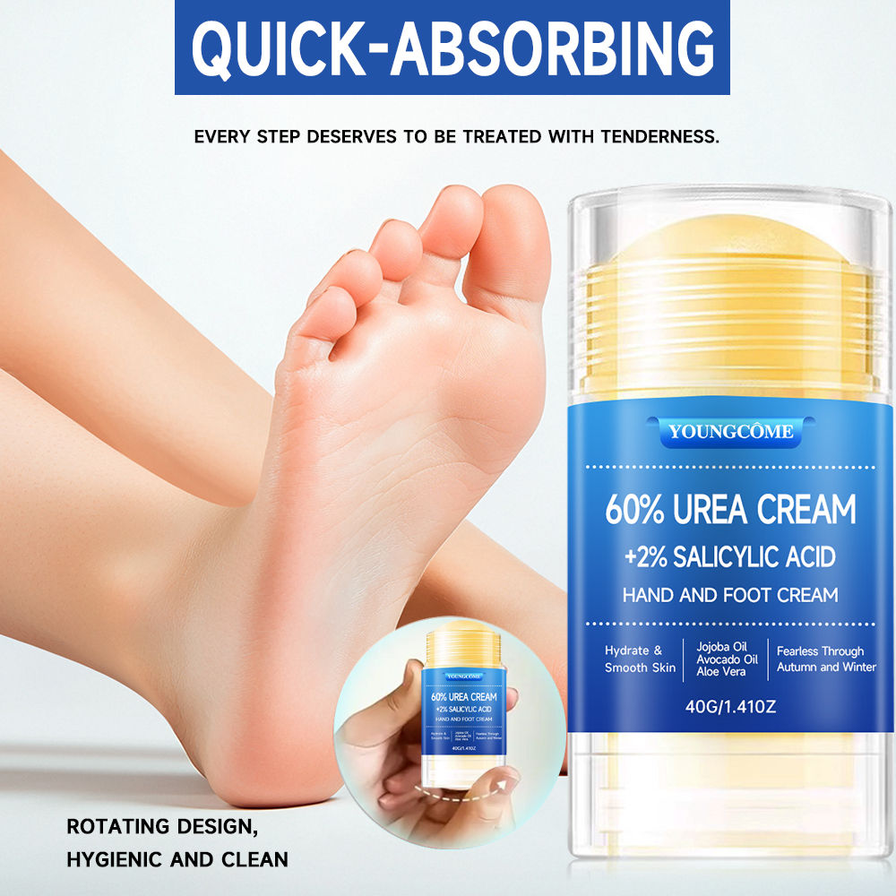 Urea Cream 60 Percent For Feet Plus 2% Salicylic Acid Foot Cream and Hand Cream
