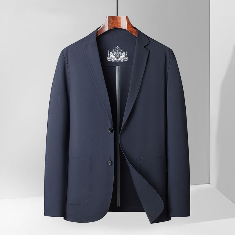 Thumbnail: 2026 Summer New Men's Blazer Thin Breathable Stretchy Sun Protection Casual Coat