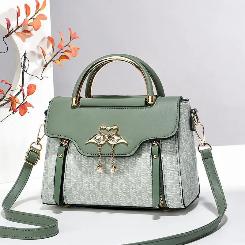 Thumbnail: Ladies' handbag 2026 new fashion trend embossed plain style versatile casual sho