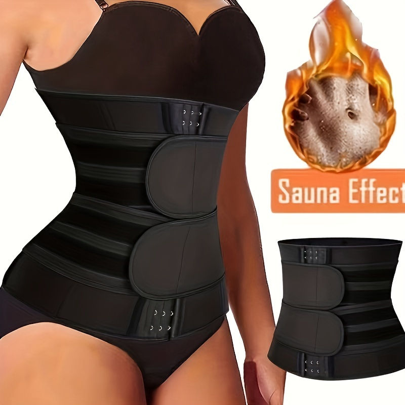 Thumbnail: Women Shaping Casual Sports Postpartum Fitness Double Belt Adjustable Triple Hoo