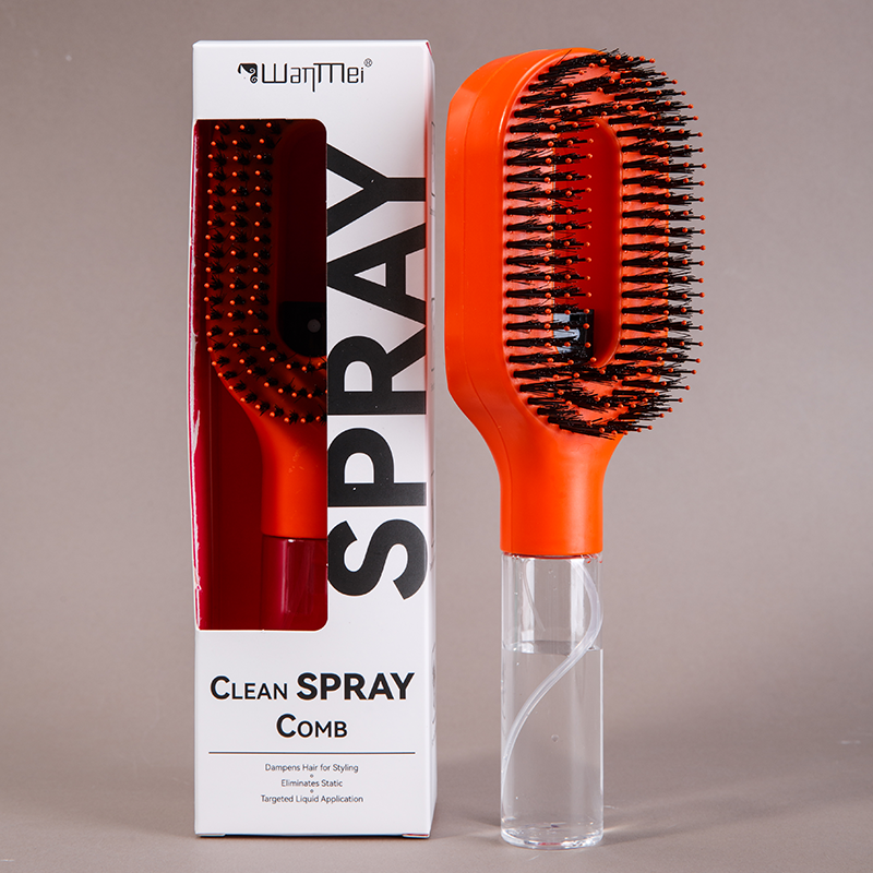 Thumbnail: 2in1 Sprayer Comb Detangling Scalp Massage Hairbrush with Spray Bottle Essential
