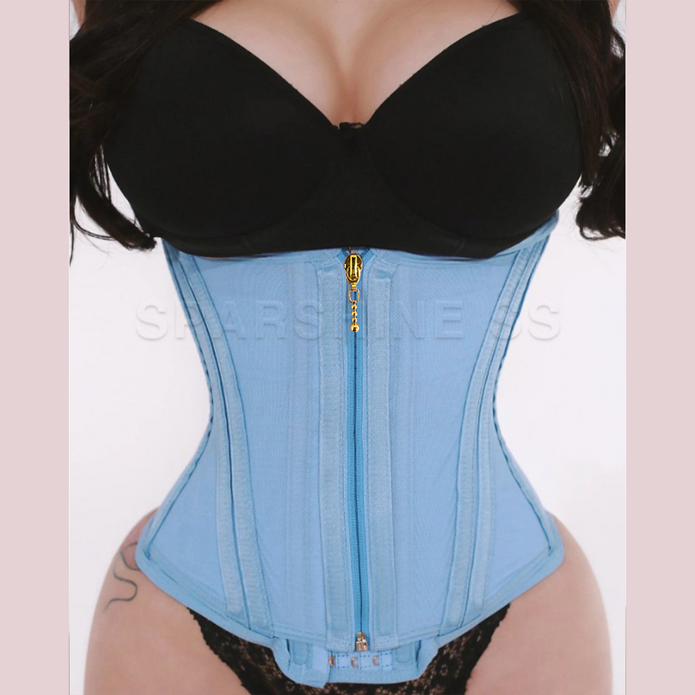 Thumbnail: Sexy Woman Waist Trainer Slimming Belly Shaping Binder Firm Hooks Corset Fat Com