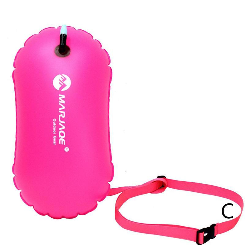 Thumbnail: Swimming pool Buoy Tow Floats Inflatable Life Saving Swim Buoy PVC Inflated Air 