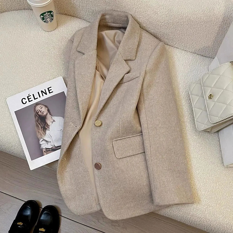 Thumbnail: Women's Blazer Jacket 2025 Spring Autumn Korean Version Loose Ladies Small Suit 