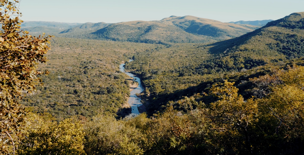 Hluhluwe river in South Africa