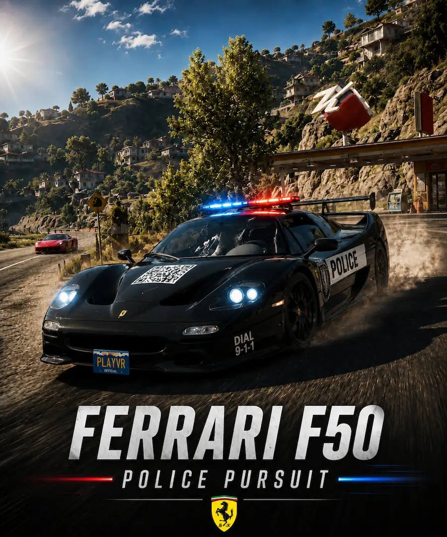 Ferrari Cop – Police Pursuit – VR-Spiel bei PlayVR Wien