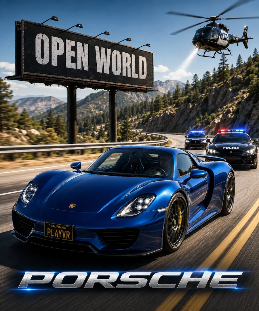 Porsche – VR-Spiel bei PlayVR Wien