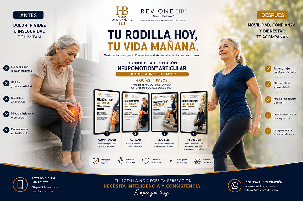 Miniatura: GUIA NEUROMOTION™ ARTICULAR  Rodilla Inteligente PARTE - 1