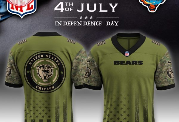 Chicago Bears x Independence Day 2025 Baseball Jersey