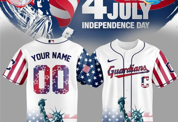 Cleveland Guardians Custom Independence Day Baseball Jersey