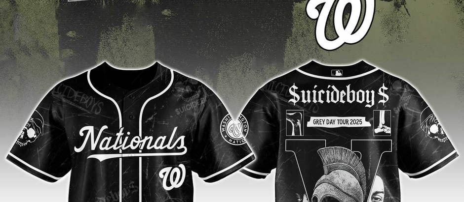 Washington Nationals MLB x Suicideboys G59 Baseball Jersey