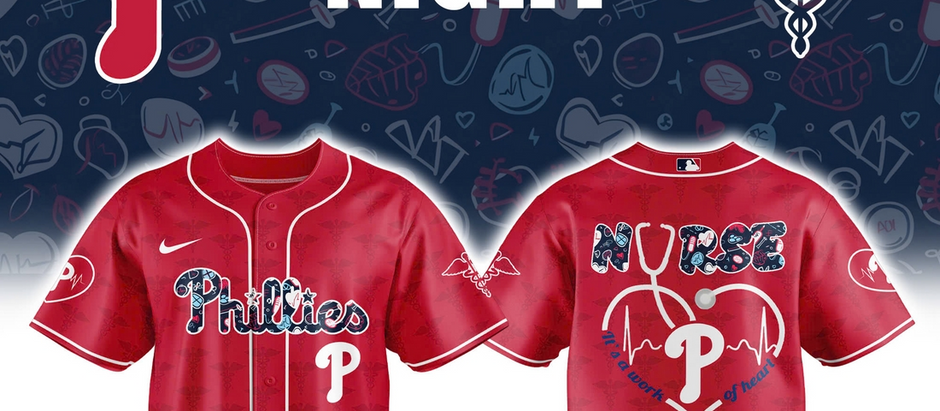 MLB Philadelphia Phillies Nurses Night Red Baseball Jersey