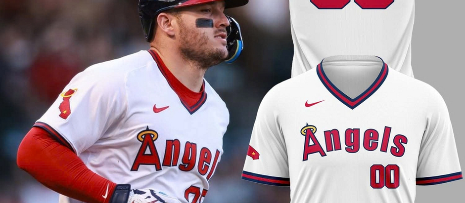 Personalized LA Angels Alternate Throwback Shirt