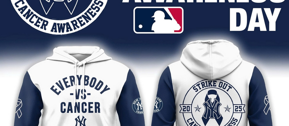 New York Yankees Everybody vs Cancer Hoodie, Long Pants