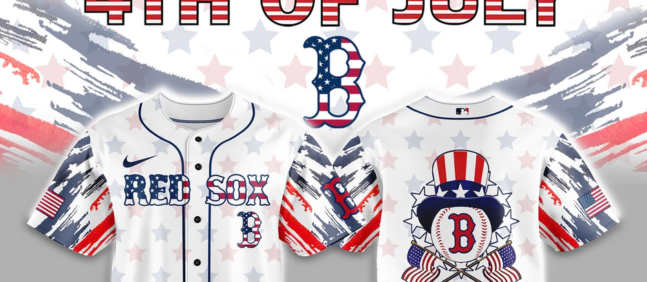 Boston Red Sox x 4th Of July Independence Baseball Jersey