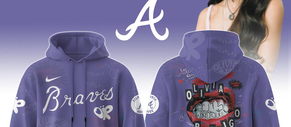 Atlanta Braves MLB x Olivia Rodrigo Guts World Tour Hoodie