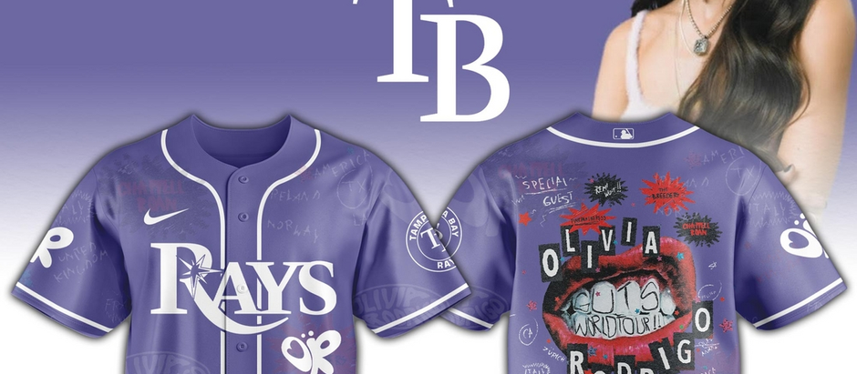 Tampa Bay Rays MLB x Olivia Rodrigo Guts World Tour Jersey