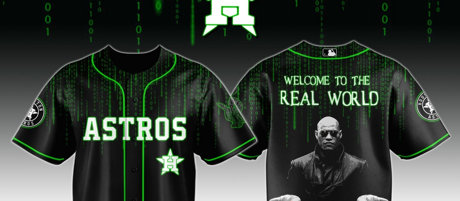 Houston Astros MLB The Matrix Baseball Jersey