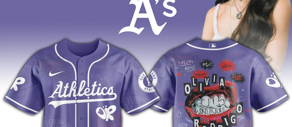 Athletics MLB x Olivia Rodrigo Guts World Tour Jersey