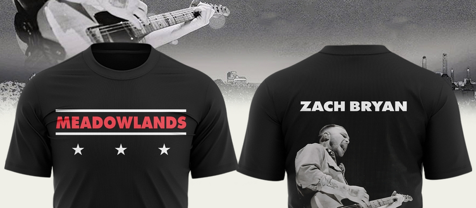 2025 Zach Bryan Meadowlands Black Hoodie