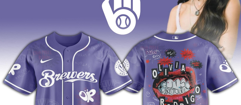 Milwaukee Brewers MLB x Olivia Rodrigo Guts World Tour Jersey