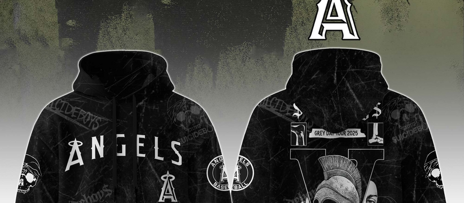 Los Angeles Angels MLB x Suicideboys G59 Hoodie, Long Pants