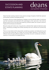 Succession and Estate Planning - front s