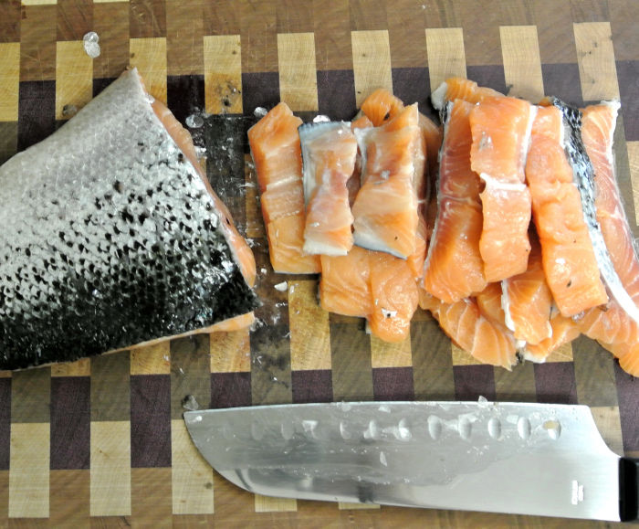 Thumbnail: Harley's Treats USA Salmon Jerky 10oz