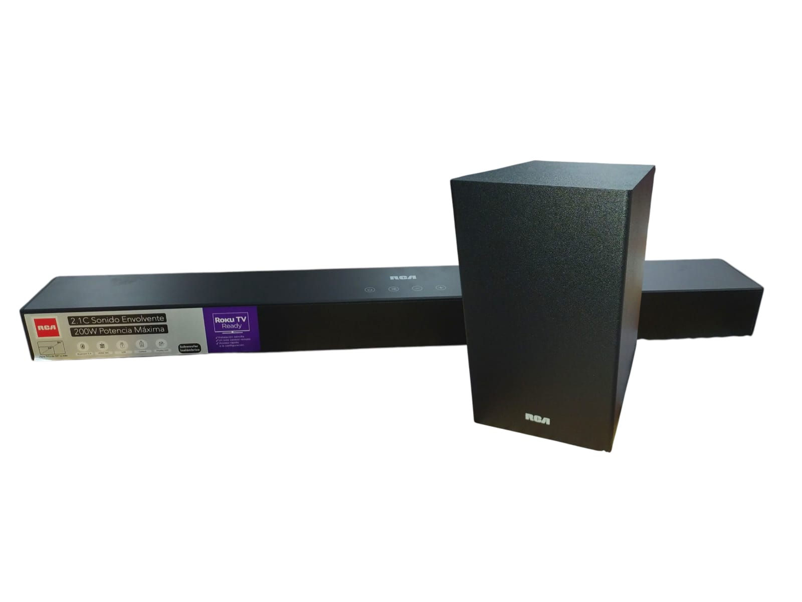 BARRA DE SONIDO CON SUBWOOFER INALAMBRICO RCA