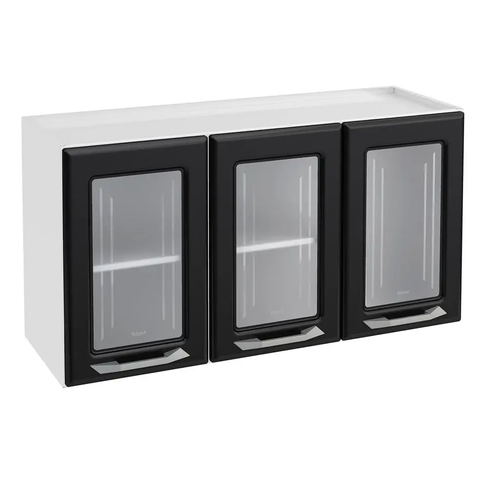MUEBLE AEREO DE COCINA 3 PUERTAS CON VIDRIO