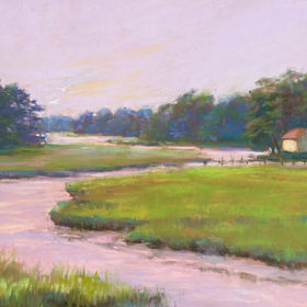 tidal river, marsh, low county