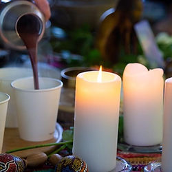 ceremonial cacao & candles
