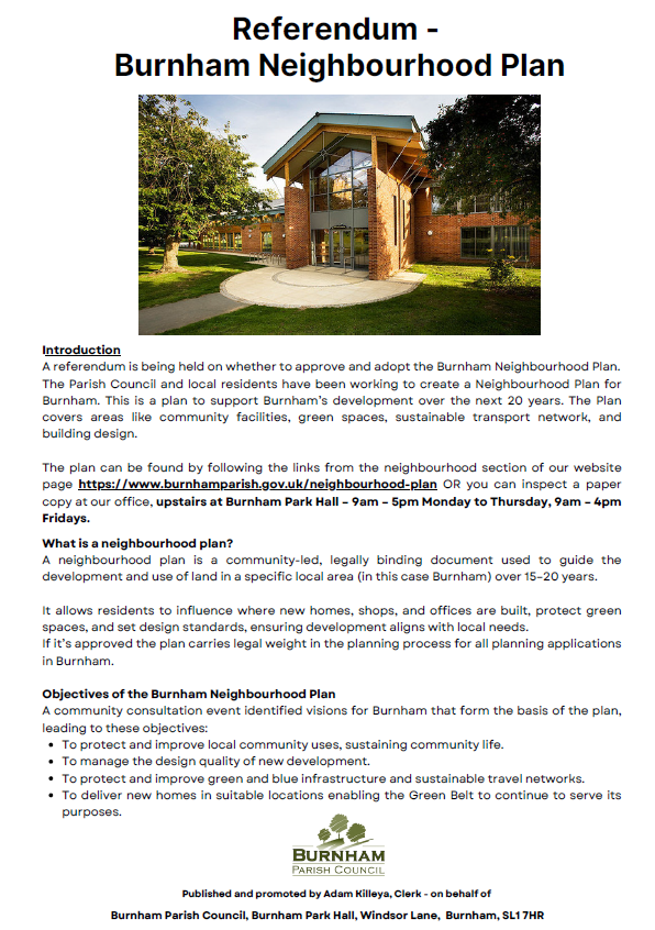 Burnham Neighbourhood Plan 