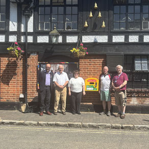 New Defibrillator at The Five Bells Pub