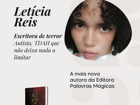 Letícia Reis: a jovem escritora de 19 anos que estreia na literatura com um livro de terror