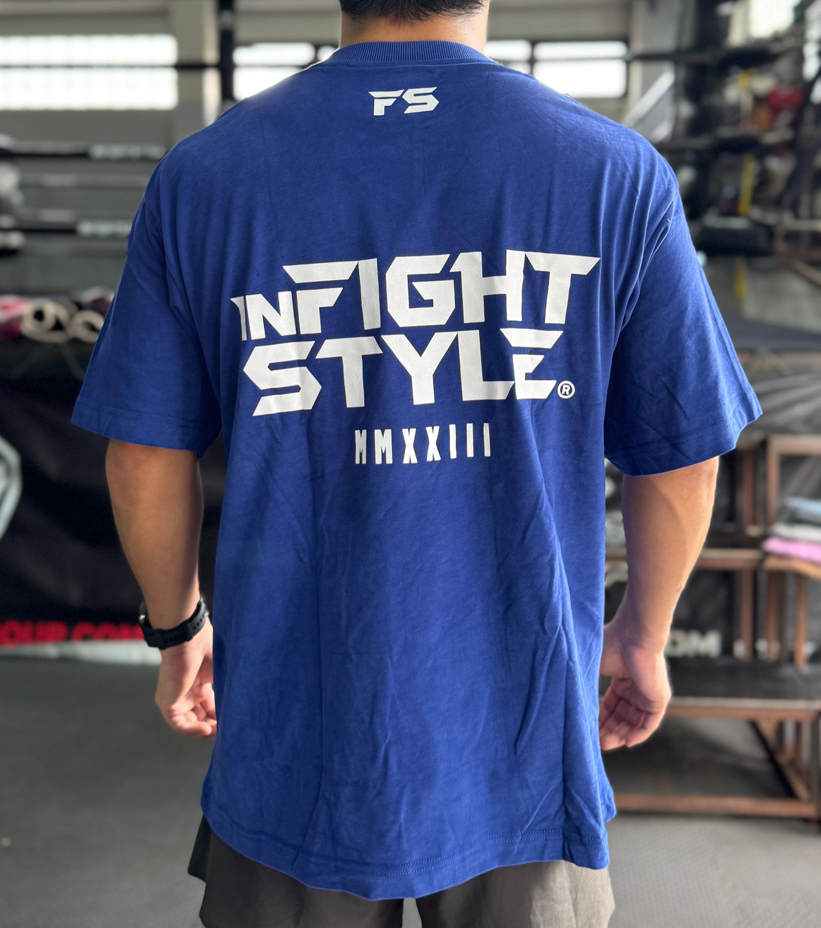 IFS Oversize T-Shirt Blue