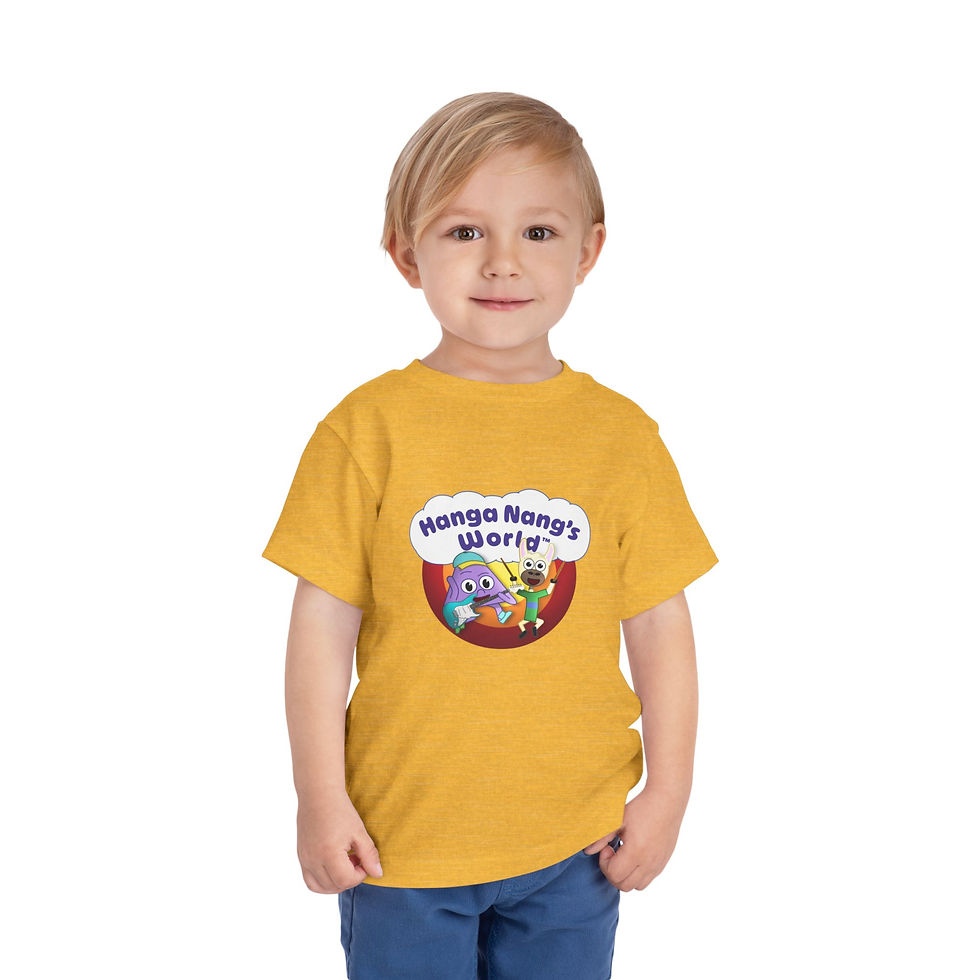 Thumbnail: 2T - 6T Hanga Nang's World Toddler Tee - Fun & Playful Kids T-Shirt