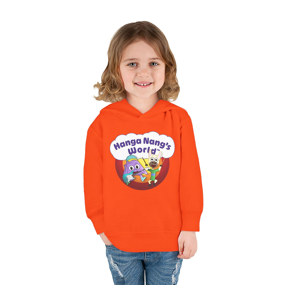 Thumbnail: 2T-6T Hanga Nang's World Kids Fleece Hoodie 