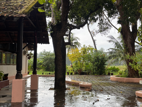 Rain on the verandah