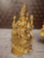 Brass idol of Goddess Padmavathi