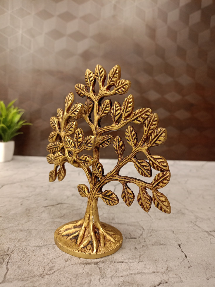 Brass kalpavriksha Tree 7"