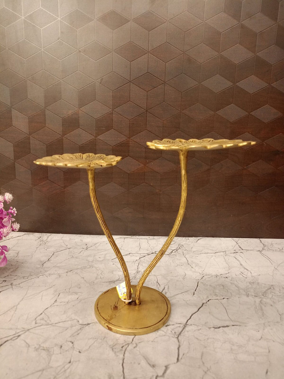 Brass Lotus Leaves